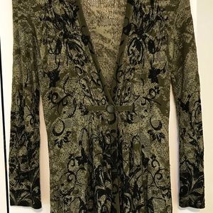 Nic+Zoe dressy long sweater, M